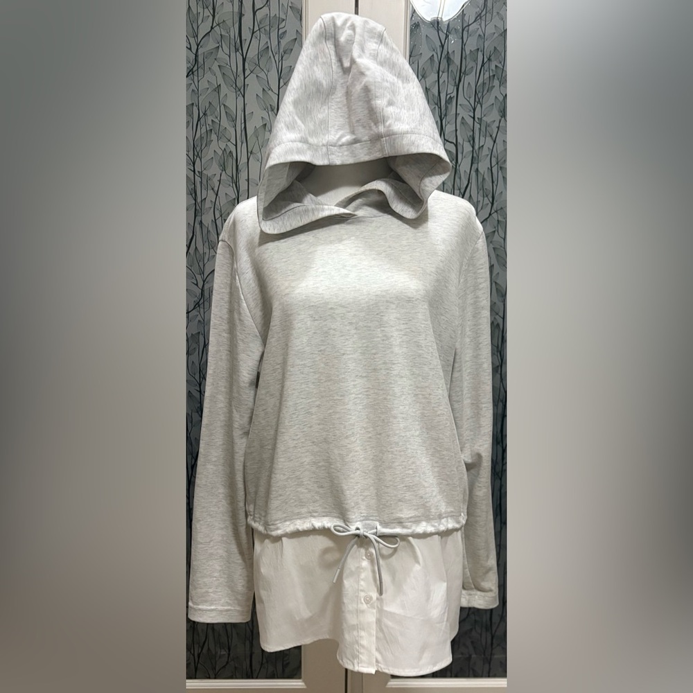 Athleta Heather Gray Long Sleeve Top